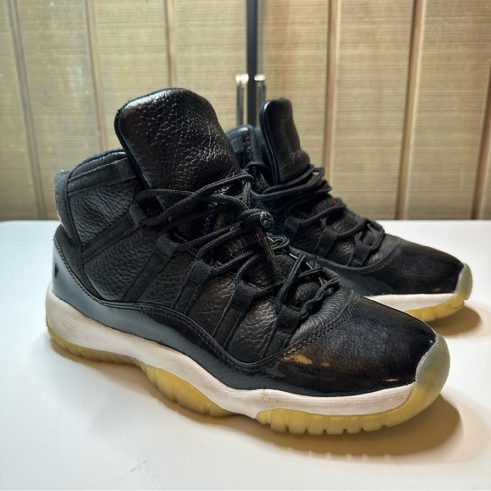 Nike Air Jordan Size 7Y Women’s 8.5  Black Shoes XI 11 Retro 72-10 GS 378038-002 - Picture 1 of 10
